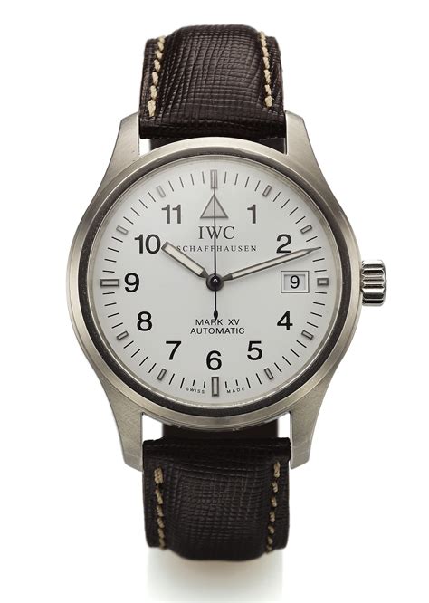 iwc mark xv white|iwc pilot mark xv.